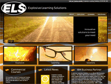 Tablet Screenshot of explosivelearningsolutions.com
